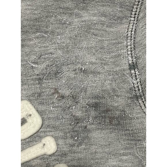 Abercrombie & Fitch Distressed Pullover Hoodie Heather Grey Small - Picture 6 of 14